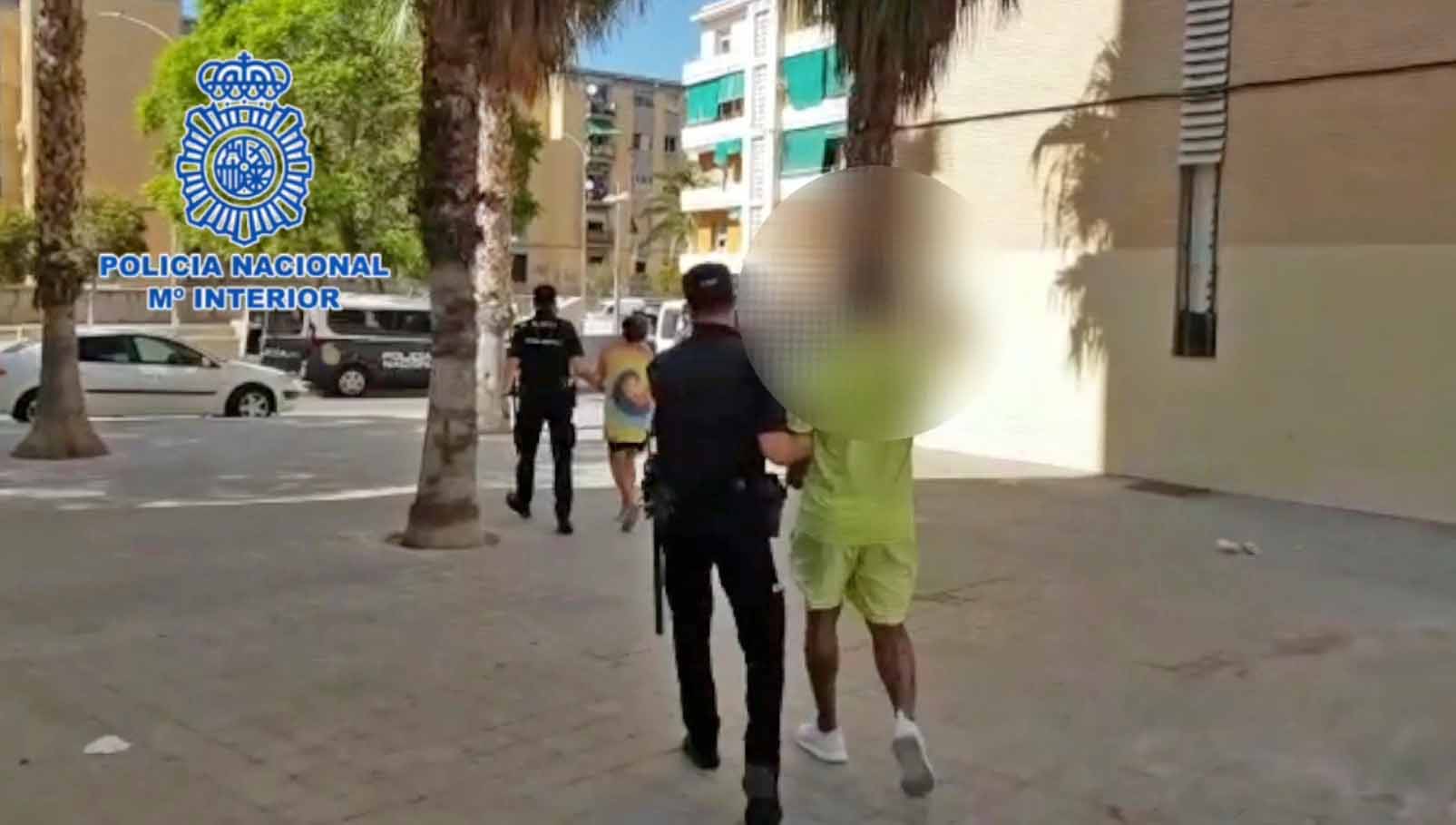 La Policía Nacional ha detenido en Alicante a siete personas y ha